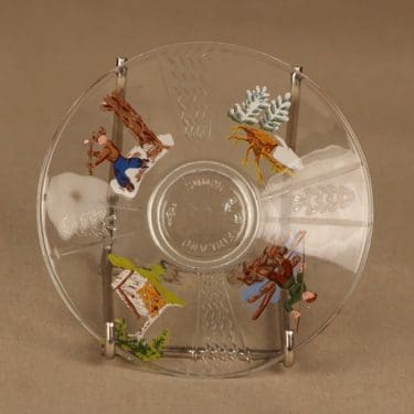 Kumela lautanen, metsätyö-aihe, suunnittelija , metsätyö-aihe, siirtokuva