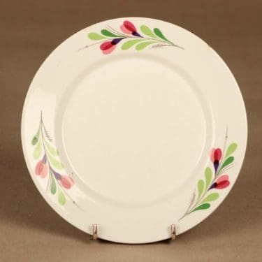 Arabia Hely lautanen , 13.5 cm, suunnittelija Olga Osol, 13.5 cm, serikuva