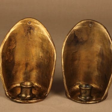 Savitorppa lampetti, kulta, 2 kpl, suunnittelija Erkki Stenius,