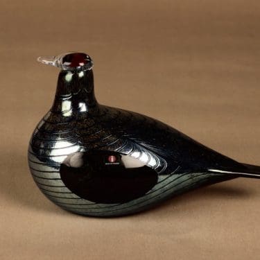 Nuutajärvi lintu , Fasaani, suunnittelija Oiva Toikka, Fasaani, signeerattu