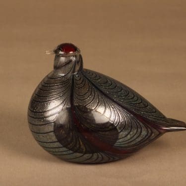 Nuutajärvi lintu , Fasaani, suunnittelija Oiva Toikka, Fasaani, signeerattu