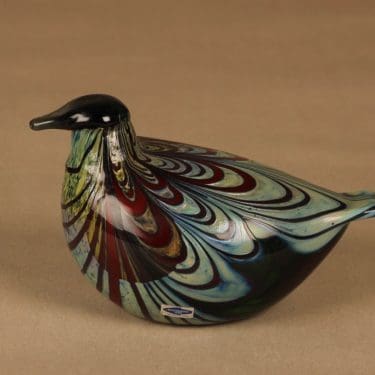 Nuutajärvi lintu , Fasaani, suunnittelija Oiva Toikka, Fasaani, signeerattu