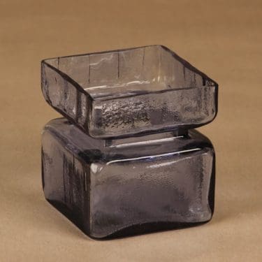 Riihimäen lasi Pala maljakko, vaaleansininen, suunnittelija Helena Tynell,