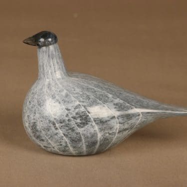 Nuutajärvi lintu , Kuikanpoikanen, suunnittelija Oiva Toikka, Kuikanpoikanen, signeerattu