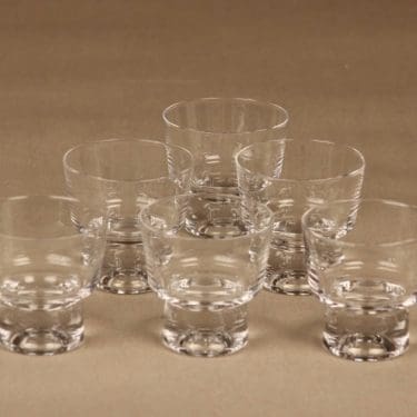 Iittala Future lasi, 12 cl, 6 kpl, suunnittelija Tapio Wirkkala, 12 cl