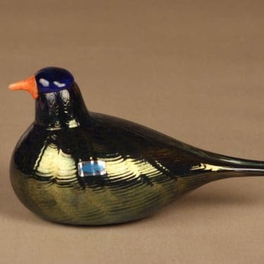 Nuutajärvi   lintu , Juhlalintu, suunnittelija Oiva Toikka, Juhlalintu, signeerattu