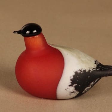 Nuutajärvi lintu , Punatulkku, suunnittelija Oiva Toikka, Punatulkku