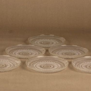 Nuutajärvi 5125 lautanen, 17 cm, 6 kpl, suunnittelija Oiva Toikka, 17 cm