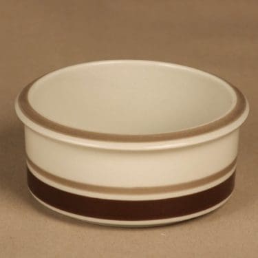 Arabia Pirtti kulho, suunnittelija Raija Uosikkinen, raitakoriste