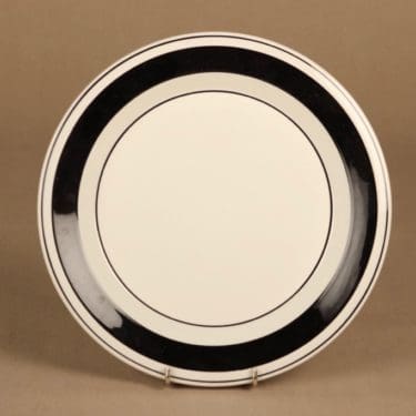 Arabia Faenza raita lautanen, 24 cm, suunnittelija Inkeri Seppälä, 24 cm, raitakoriste