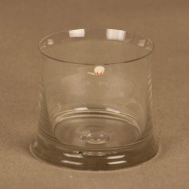 Iittala Kapteenin pöytä lasi, kirkas, suunnittelija Tapio Wirkkala, tilaustyö