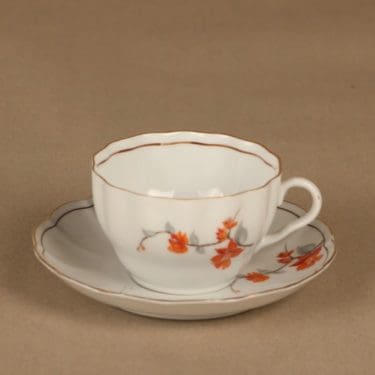 Arabia Sally kahvikukka, kukkakoriste, suunnittelija tuntematon, kukkakoriste, kukka, siirtokuva