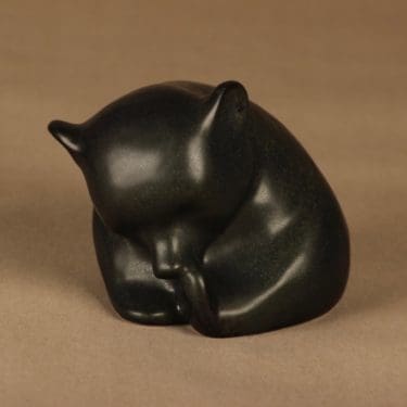 Arabia figuuri, Karhu, suunnittelija Richard Lindh, Karhu, signeerattu