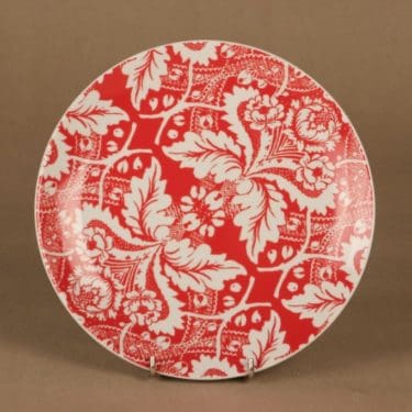 Marimekko Fandango lautanen, 21 cm, suunnittelija Maija Isola, 21 cm, serikuva, kukka