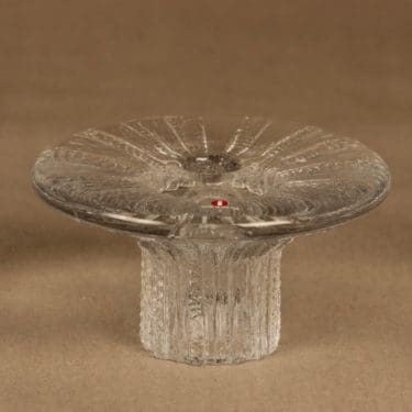 Iittala Bolero candle holder, clear designer Timo Sarpaneva