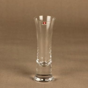 Iittala Kaleva maljakko, kirkas, suunnittelija Tapio Wirkkala,