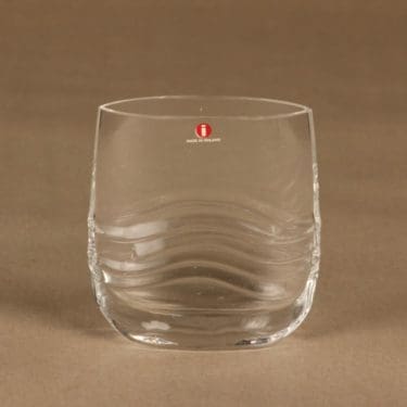 Iittala Virrat maljakko, kirkas, suunnittelija Jorma Vennola, pieni