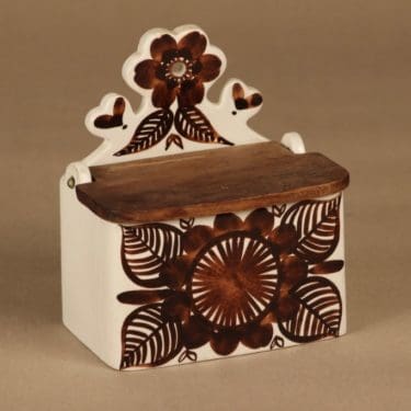 Arabia Köökki salkkari, käsinmaalattu, suunnittelija Gunvor Olin-Grönqvist, käsinmaalattu, signeerattu