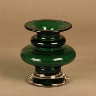 Riihimäen lasi Tornado maljakko, signeerattu, suunnittelija Tamara Aladin, signeerattu