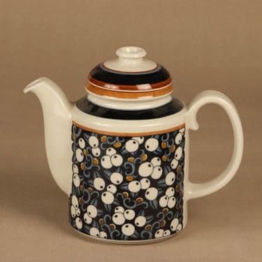 Arabia Taika kahvikaadin, suunnittelija Inkeri Seppälä, erikoiskoriste, retro