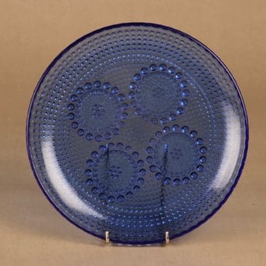 Riihimäen lasi Grapponia lautanen, 22.5 cm, suunnittelija Nanny Still, 22.5 cm