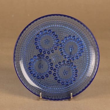 Riihimäen lasi Grapponia lautanen, 17 cm, suunnittelija Nanny Still, 17 cm