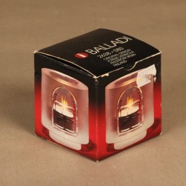 Iittala Balladi tuikkulyhty, kirkas, matta, suunnittelija Jorma Vennola,