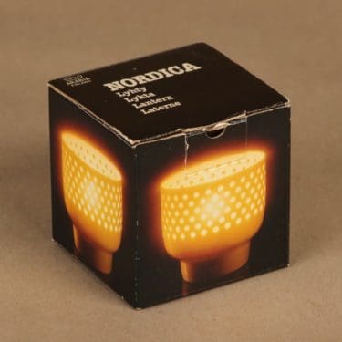 Arabia Nordica tuikkulyhty, valkoinen, suunnittelija Richard Lindh,