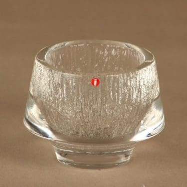 Iittala Salla tuikkulyhty, kirkas, suunnittelija Valto Kokko,