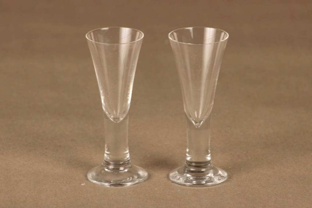 Iittala Avec snapsilasi, 4 cl, 2 kpl, suunnittelija Valto Kokko, 4 cl