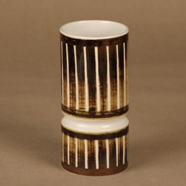 Arabia Raito vase, hand-painted designer Raija Uosikkinen