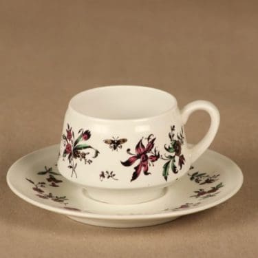 Arabia Traditio kahvikuppi, monivärinen, suunnittelija Raija Uosikkinen,