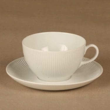 Arabia Sointu teekuppi, valkoinen, suunnittelija Kaj Franck,