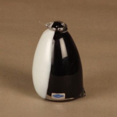 Nuutajärvi lintu , Pingviini, suunnittelija Oiva Toikka, Pingviini, signeerattu