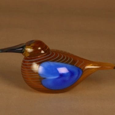 Nuutajärvi Vuosilintu 2004, Sinisotka, suunnittelija Oiva Toikka, Sinisotka, signeerattu