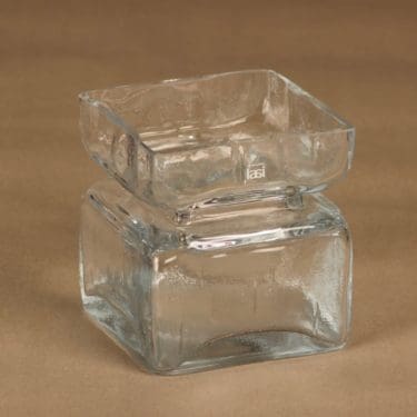 Riihimäen lasi Pala maljakko, kirkas, suunnittelija Helena Tynell,