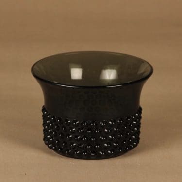 Nuutajärvi 5371 Näppyläkulho, harmaa, suunnittelija Saara Hopea,