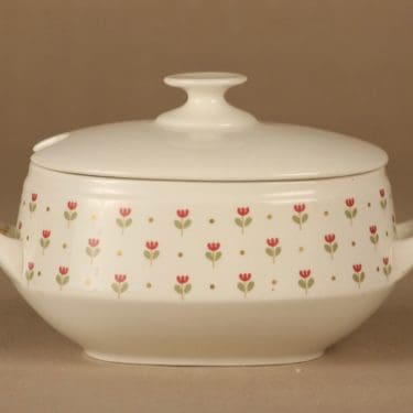 Arabia Miniflora terriini, pieni, suunnittelija Olga Osol, pieni, kukka, serikuva