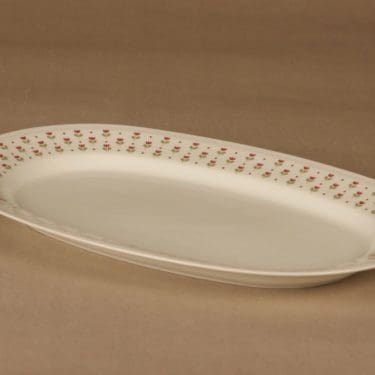 Arabia Miniflora tarjoiluvati, suunnittelija Olga Osol, kukka, serikuva