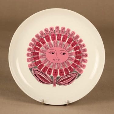 Arabia Daisy lautanen, 23 cm, suunnittelija Esteri Tomula, 23 cm, serikuva