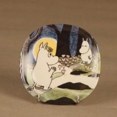 Arabia Muumi seinälautanen, Kohtaaminen, suunnittelija Tove Slotte-Elevant, Kohtaaminen