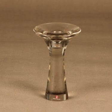 Iittala 3412 kynttilänjalka, signeerattu, suunnittelija Tapio Wirkkala, signeerattu