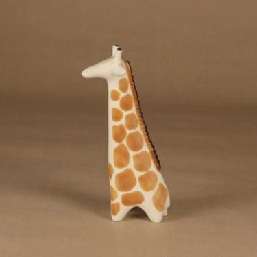 Arabia figuuri, Kirahvi, suunnittelija Taisto Kaasinen, Kirahvi, käsinmaalattu