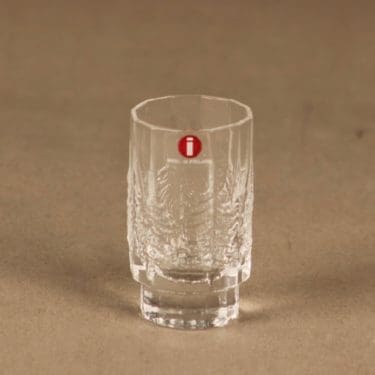 Iittala Kuusi snapsilasi, 4 cl, suunnittelija Heikki Orvola, 4 cl