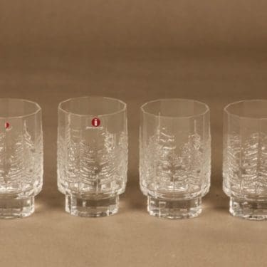 Iittala Kuusi vesilasi, 13 cl, 4 kpl, suunnittelija Heikki Orvola, 13 cl