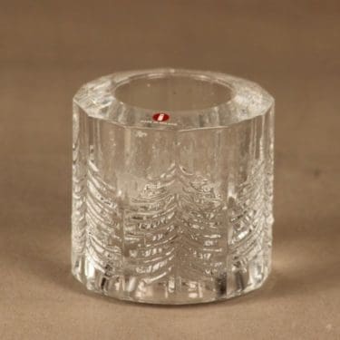 Iittala Kuusi kynttilälyhty, kirkas, suunnittelija Heikki Orvola,