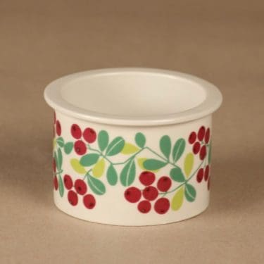 Arabia Pomona cowberry jar designer Raija Uosikkinen
