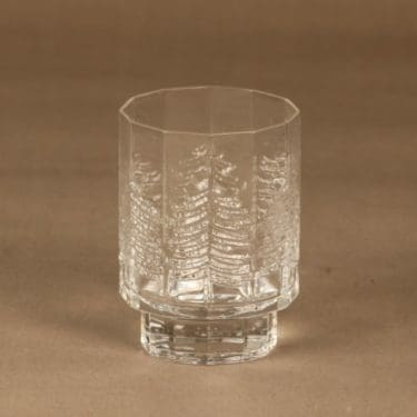 Iittala Kuusi viskilasi, kirkas, suunnittelija Heikki Orvola, kirkas