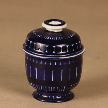 Arabia Valencia Bonbonnier, käsinmaalattu, suunnittelija Ulla Procope, käsinmaalattu, signeerattu