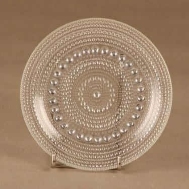 Nuutajärvi Kastehelmi lautanen, 14.5 cm, suunnittelija Oiva Toikka, 14.5 cm